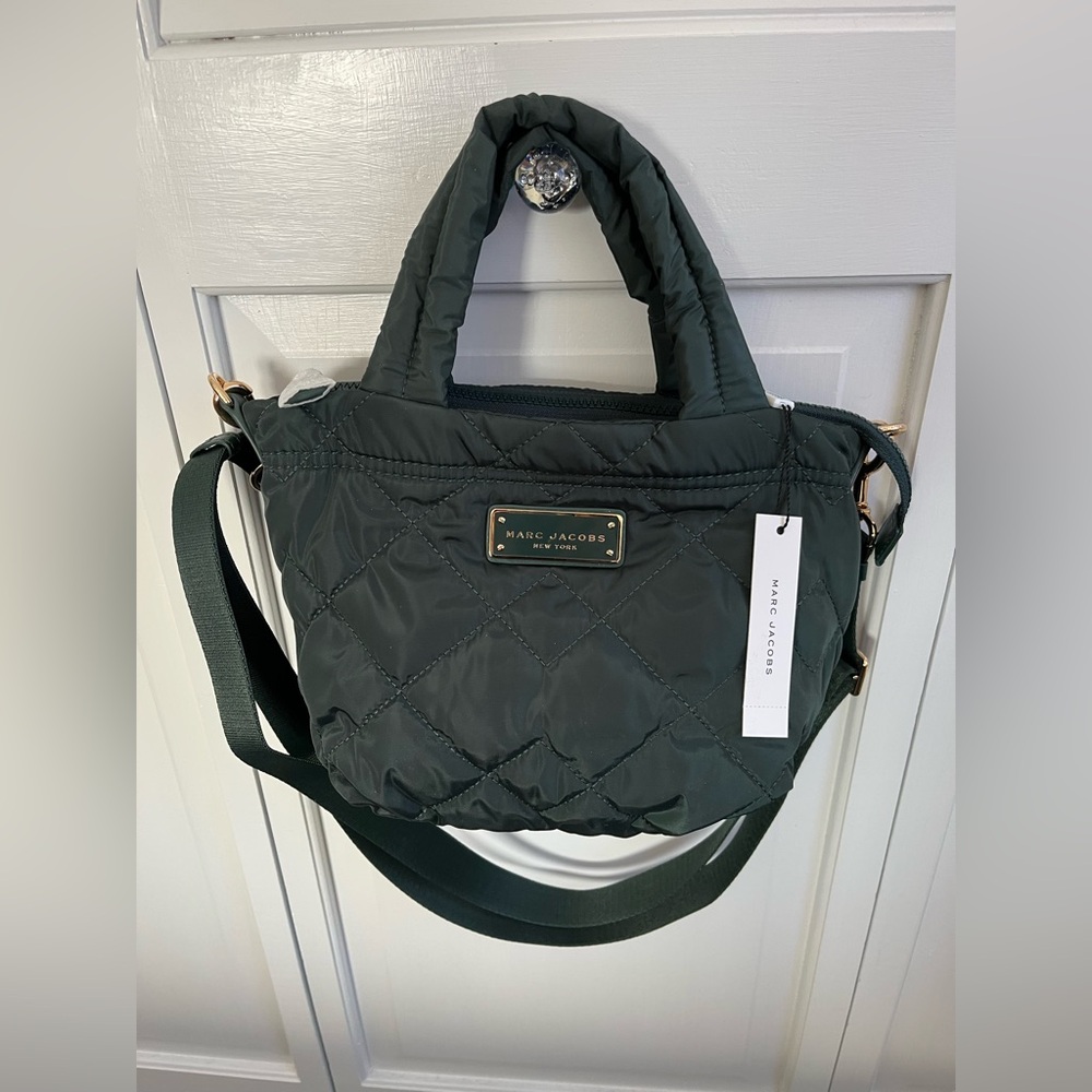 Marc Jacobs Dark Green Quilted Bag